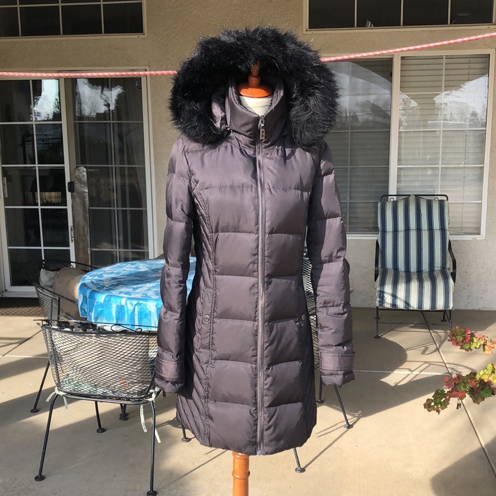 KENNETH COLE Down PufferJacket With Removable Hood - Picture 3 of 14